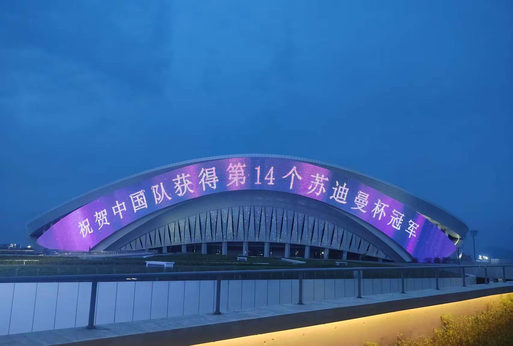 敏捷的中国队在比赛中取得胜利