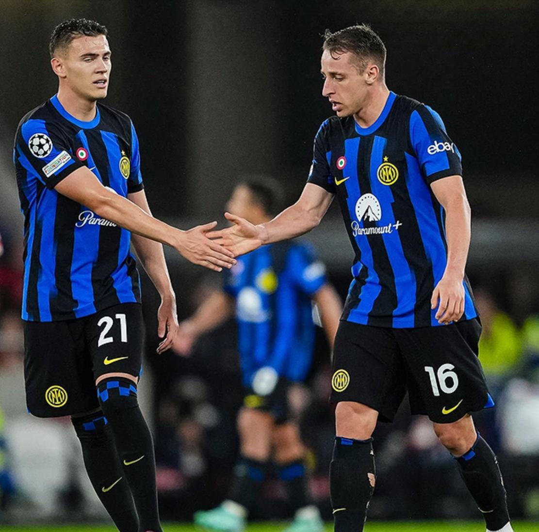 国际米兰中场表现超卓，成为球队灵魂